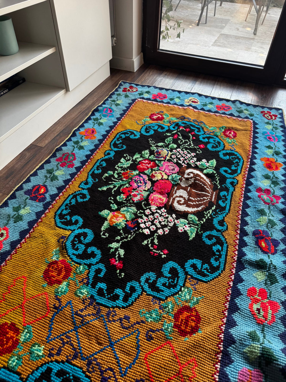 Cross-Stitch Wall Hanging, Flower Baskets, 275x95 cm, view 11