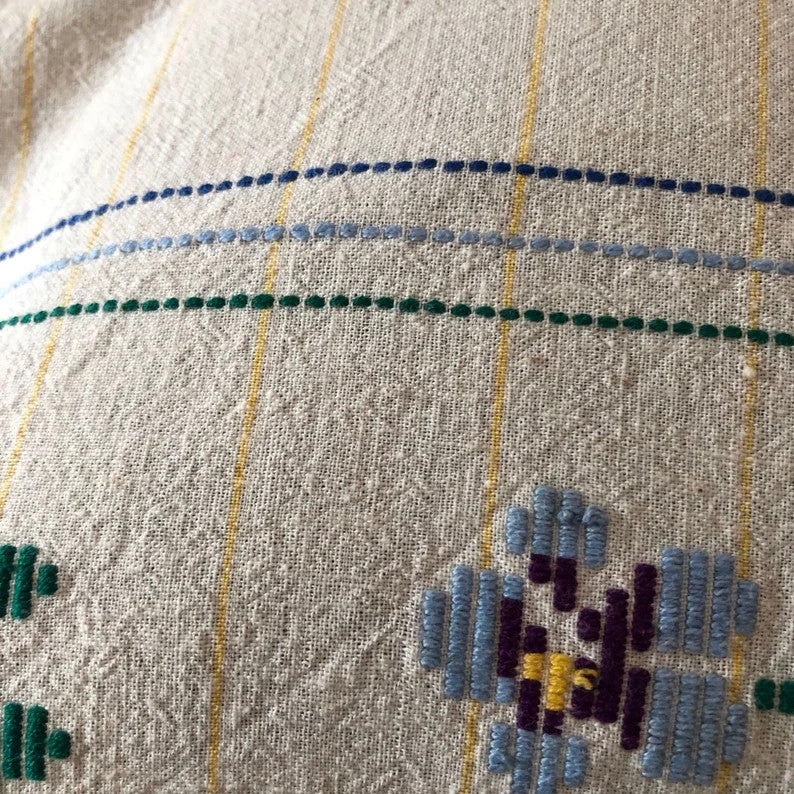 Handwoven Floral Pillow Case, Romania, 44x38 cm, view 7