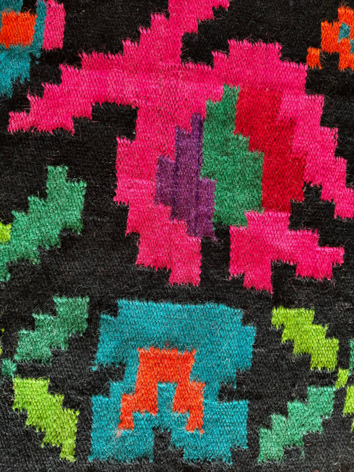 Handwoven Floral Moldavian Wool Runner Rug, 290x125 cm, view 10