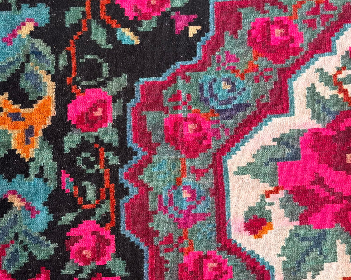 Old Floral Bessarabian Wool Rug, 300x200 cm, view 10