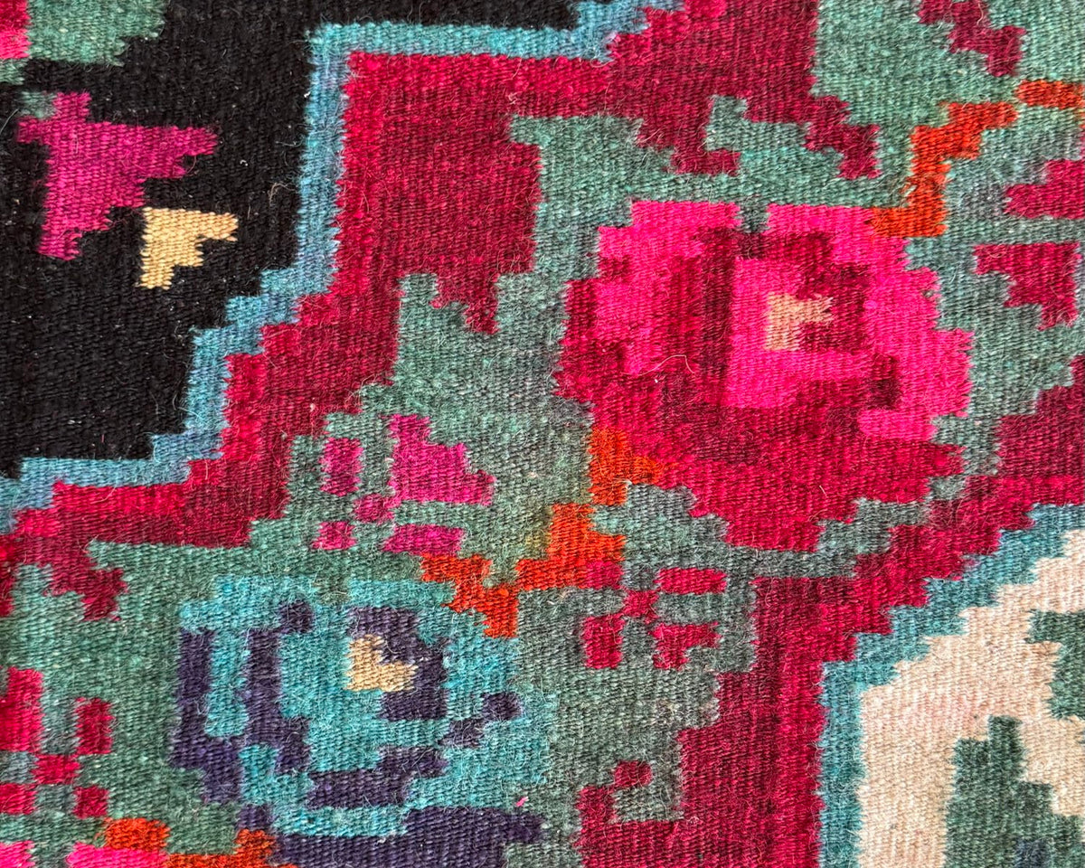 Old Floral Bessarabian Wool Rug, 300x200 cm, view 12