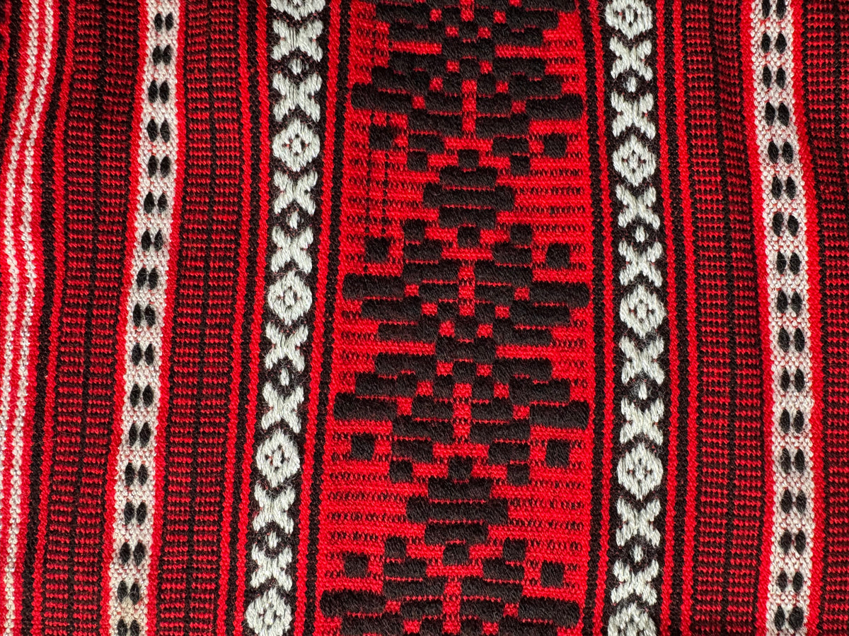 Red Romanian Pattern Table Runner, 137x40 cm, view 4