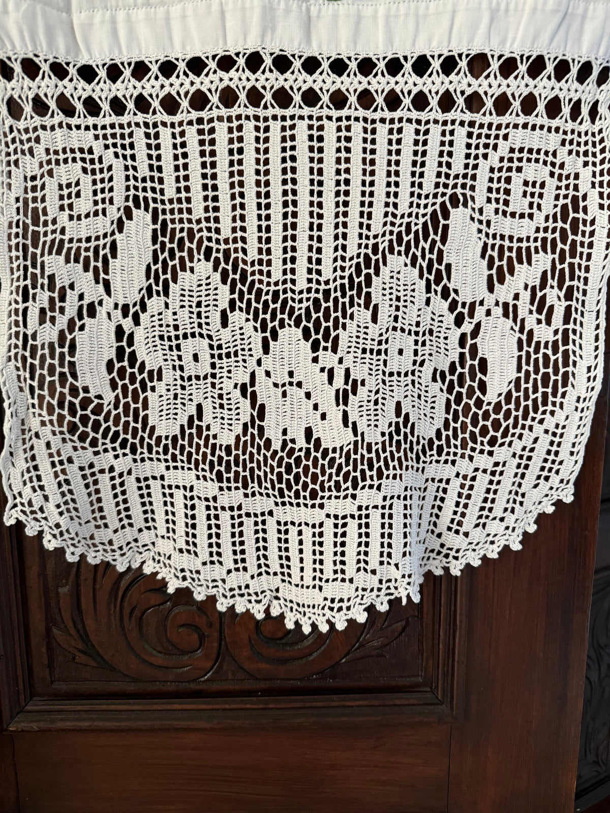 Romanian Folk Towel, Cross-Stitch and Lace, 160x40 cm, view 4