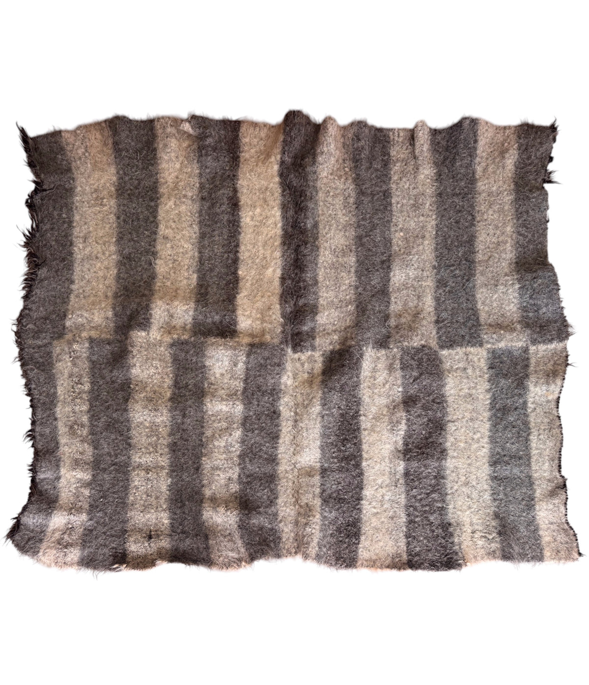 Vintage Geometric Bistrița Wool Rug, 160x160 cm