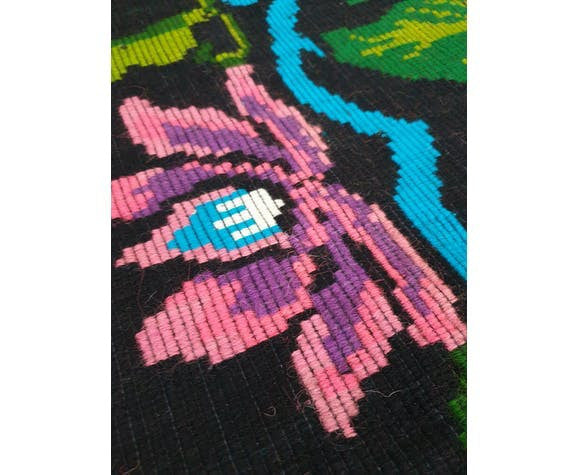 Vintage Floral Oltenian Rug, 260x157 cm, view 2