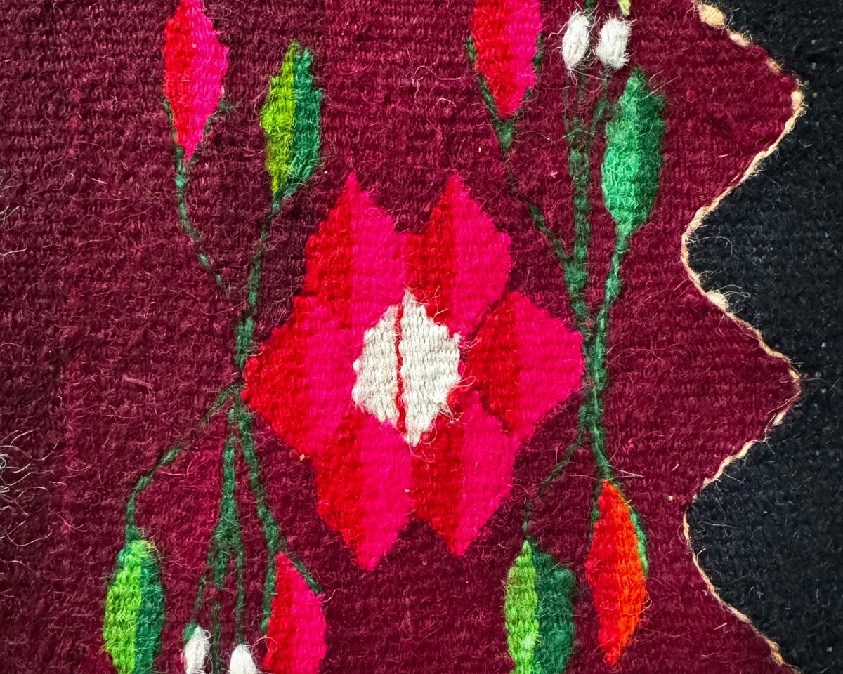 Vintage Floral Oltenian Wool Kilim Rug, 283x183 cm, view 12