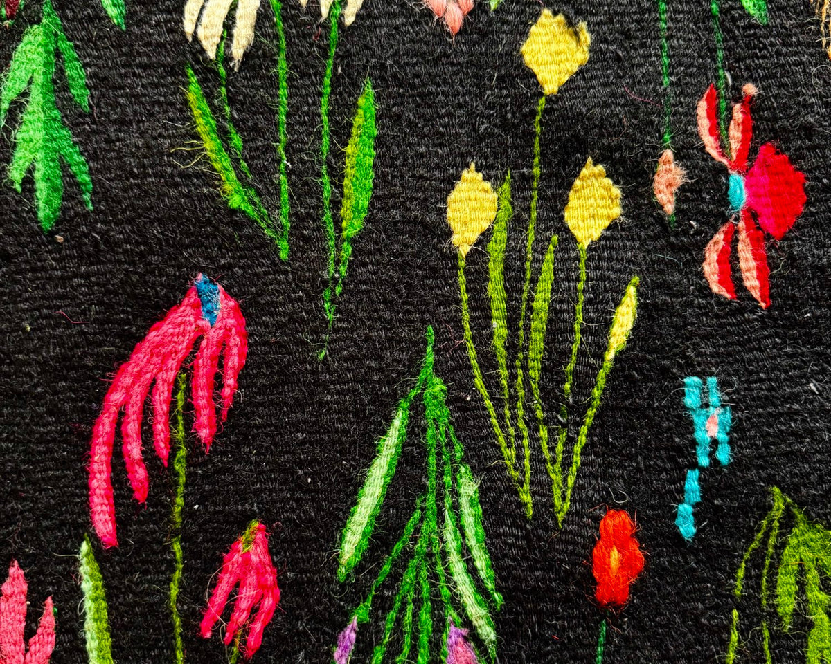Vintage Floral Oltenian Wool Kilim Rug, 283x183 cm, view 5