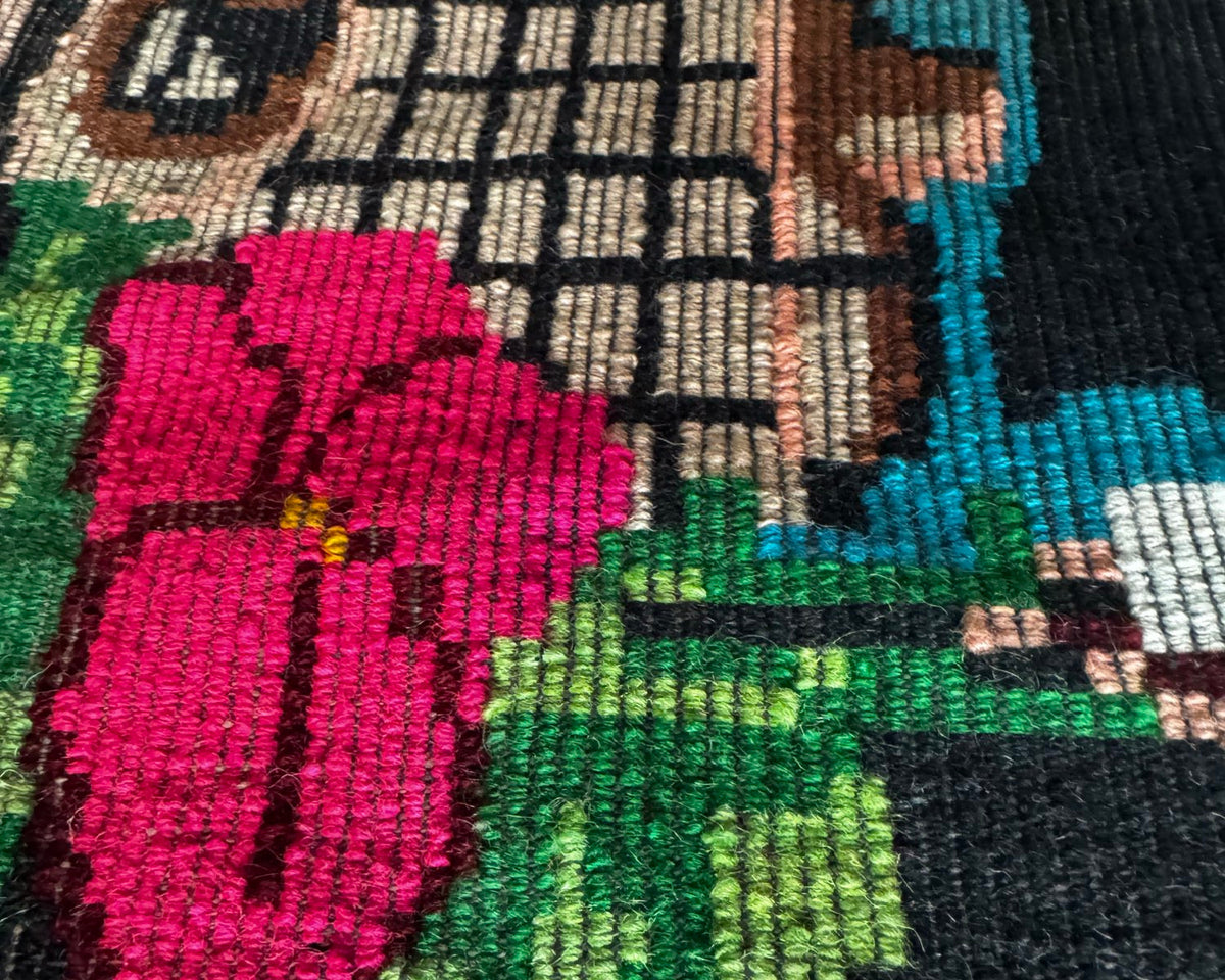 Vintage Floral Oltenian Wool Rug, 295x160 cm, view 7