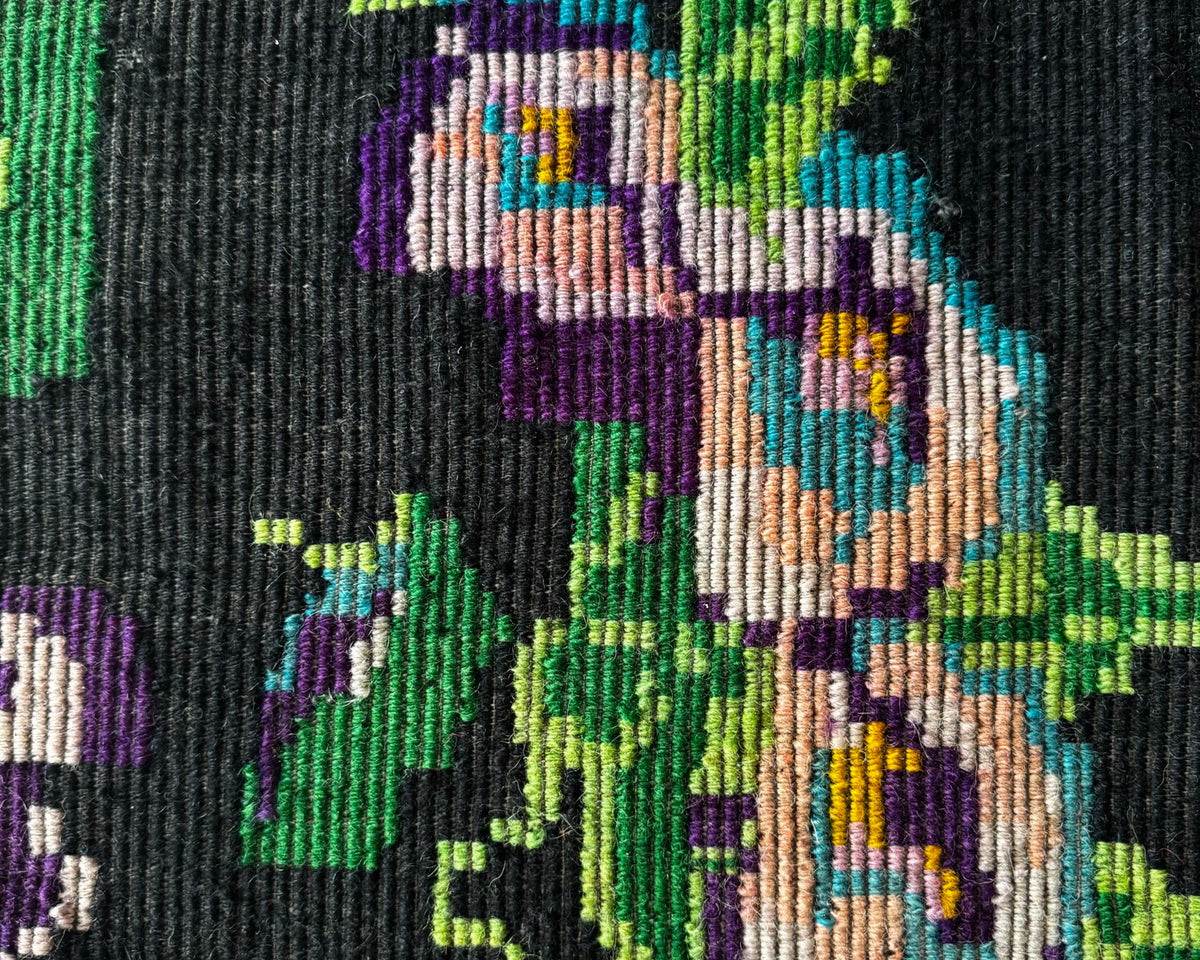 Vintage Floral Oltenian Wool Rug, 295x160 cm, view 9