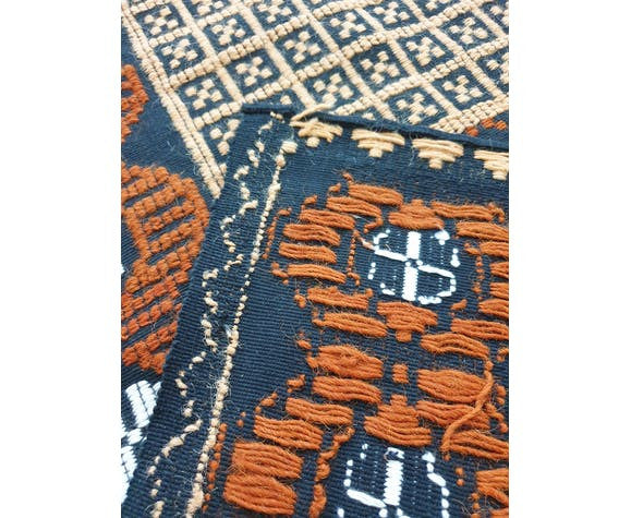 Handwoven Floral Banat Wool Rug, 196x142 cm, view 4
