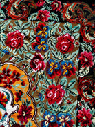 Handwoven Floral Bessarabian Wool Rug, 250x210 cm, view 6
