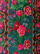 Handwoven Blue Floral Bessarabian Wool Rug, 335x175 cm, view 8