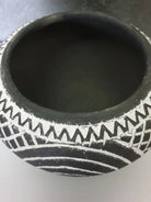 Black Vadastra-Style Clay Vase, Neolithic Design, 12 cm, view 4