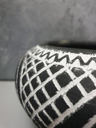 Black Vadastra-Style Clay Vase, Neolithic Design, 12 cm, view 7
