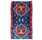 Vintage Blue Floral Maramureș Kilim Rug, 210x120 cm