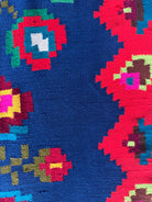 Vintage Blue Floral Maramureș Kilim Rug, 210x120 cm, view 7