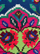 Vintage Blue Floral Maramureș Kilim Rug, 210x120 cm, view 9