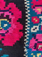 Vintage Blue Floral Maramureș Wool Rug, 195x135 cm, view 7