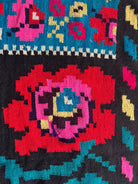 Vintage Blue Floral Maramureș Wool Rug, 195x135 cm, view 8