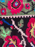 Handwoven Green Floral Maramureș Wool Rug, 165x125 cm, view 12