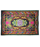 Vintage Floral Romanian Wool Rug, 241x152 cm