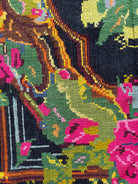 Vintage Floral Romanian Wool Rug, 241x152 cm, view 8