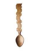 Hand-Carved Wooden Spoon from Moldavia, 27 cm