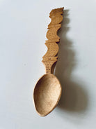 Hand-Carved Wooden Spoon from Moldavia, 27 cm, view 4