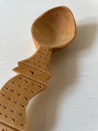 Hand-Carved Wooden Spoon from Moldavia, 27 cm, view 6