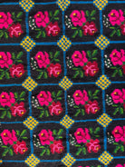 Vintage Pink Floral Romanian Wool Runner Rug, 230x98 cm, view 8