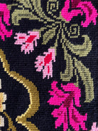 Handwoven Floral Banat Hemp Rug, 190x148 cm, view 8