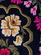 Handwoven Floral Banat Hemp Rug, 190x148 cm, view 9