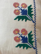 Cross-Stitch Floral Pillow Case from Old Towel, 40x35 cm, view 5