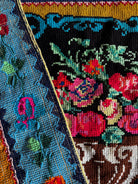 Cross-Stitch Wall Hanging, Flower Baskets, 275x95 cm, view 14
