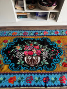 Cross-Stitch Wall Hanging, Flower Baskets, 275x95 cm, view 9