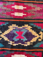 Vintage Geometric Maramureș Wool Runner Rug, 370x68 cm, view 3
