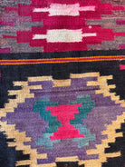 Vintage Geometric Maramureș Wool Runner Rug, 370x68 cm, view 5