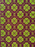 Vintage Green Geometric Romanian Wool Rug, 200x162 cm, view 7