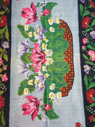 Handwoven Gray Floral Romanian Wool Rug, 239x155 cm, view 10