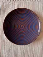 Horezu Ceramic Plate, Spiral Design, 21 cm, view 5