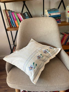 Handwoven Floral Pillow Case, Romania, 44x38 cm, view 9