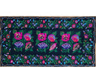 Handwoven Floral Romanian Wool Rug, 294x146 cm