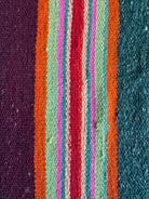 Vintage Green Striped Romanian Wool Runner Rug, 220x75 cm, view 10