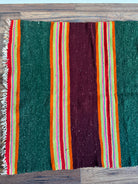 Vintage Green Striped Romanian Wool Runner Rug, 220x75 cm, view 11