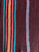 Vintage Brown Striped Romanian Wool Runner Rug, 213x80 cm, view 2