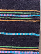 Vintage Brown Striped Romanian Wool Runner Rug, 213x80 cm, view 3
