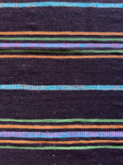 Vintage Brown Striped Romanian Wool Runner Rug, 213x80 cm, view 4