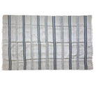 Vintage Gray Geometric Romanian Wool Rug, 228x154 cm, view 2