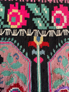 Handwoven Floral Transylvanian Wool Runner Rug, 328x140 cm, view 5