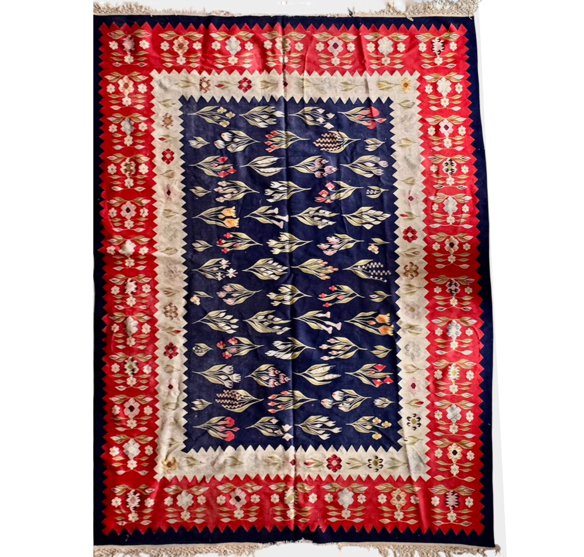 Vintage Floral Oltenian Wool Rug, 300x200 cm